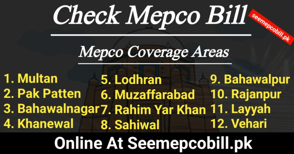 Mepco Bill Online