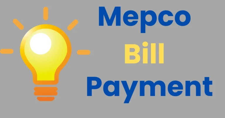 Mepco Bill Online Payment